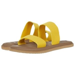 Sanuk Yoga Gora Gora Women's Double Gore Slide Sandal women’s size 9